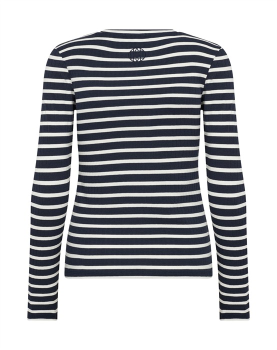 LR-Neddie 2 Langærmet Trøje - Winter Sky Combi